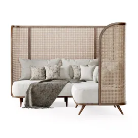 Corner Garden Sofa HLS High Back